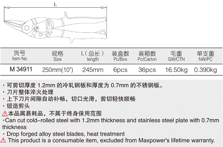 左切航空剪(图1)