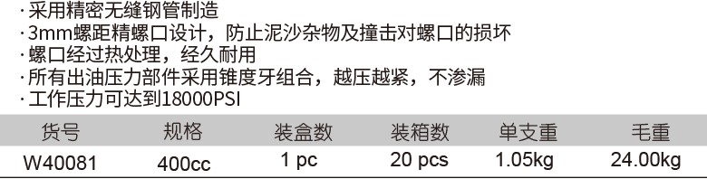 400cc 黄油枪(图1)